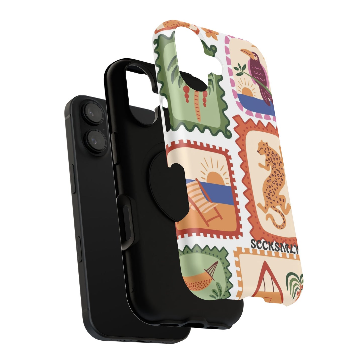 Tropical Print Phone Case for Apple
