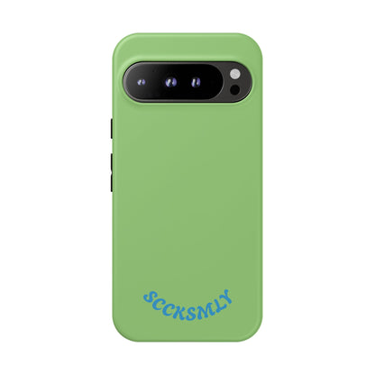 SOLID Sour Lime Tough Case for Google Pixel
