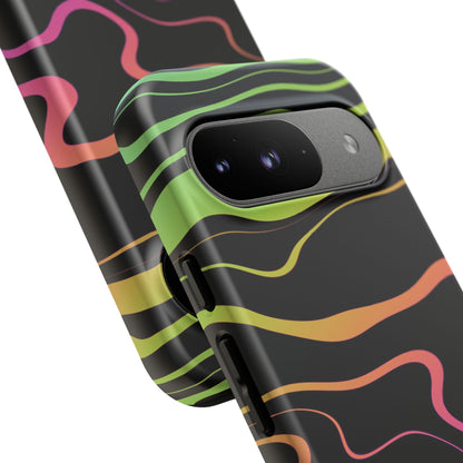 Dark Rainbow Tough Case For Google Pixel