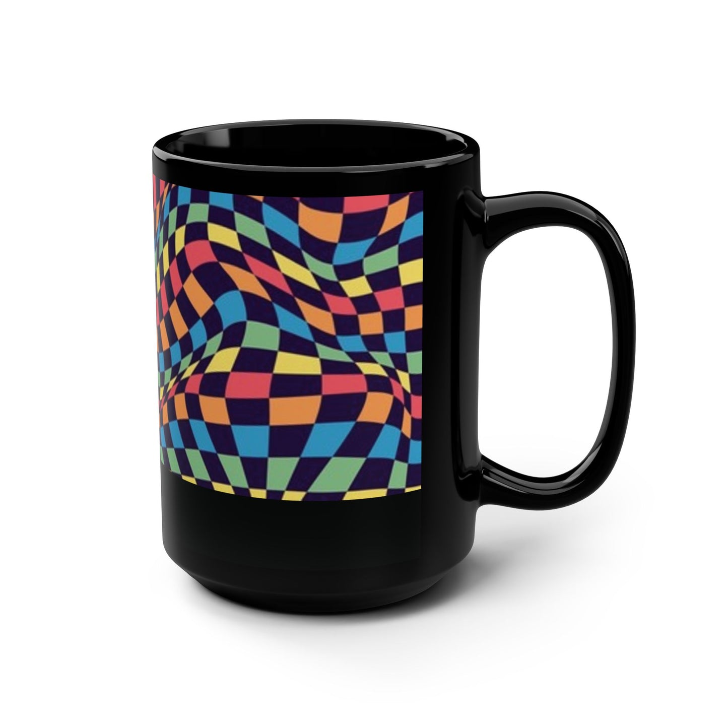 Mug The Melting Grid 15 oz - Black