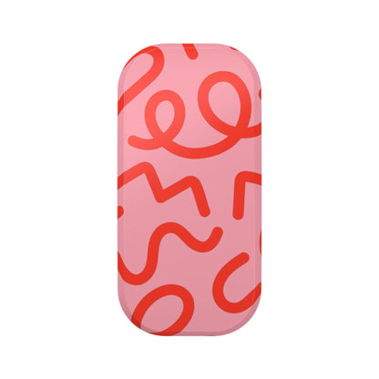 Clickit Red Candy Swirls Phone Stand