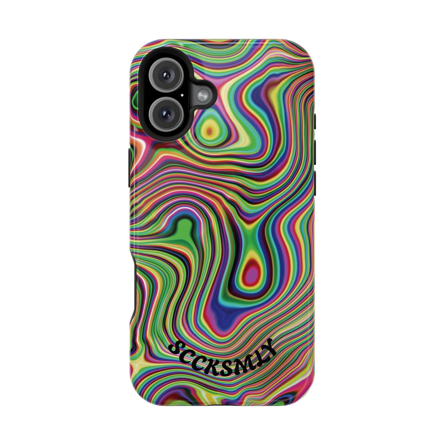 Acid Swirl Phone Case for Apple