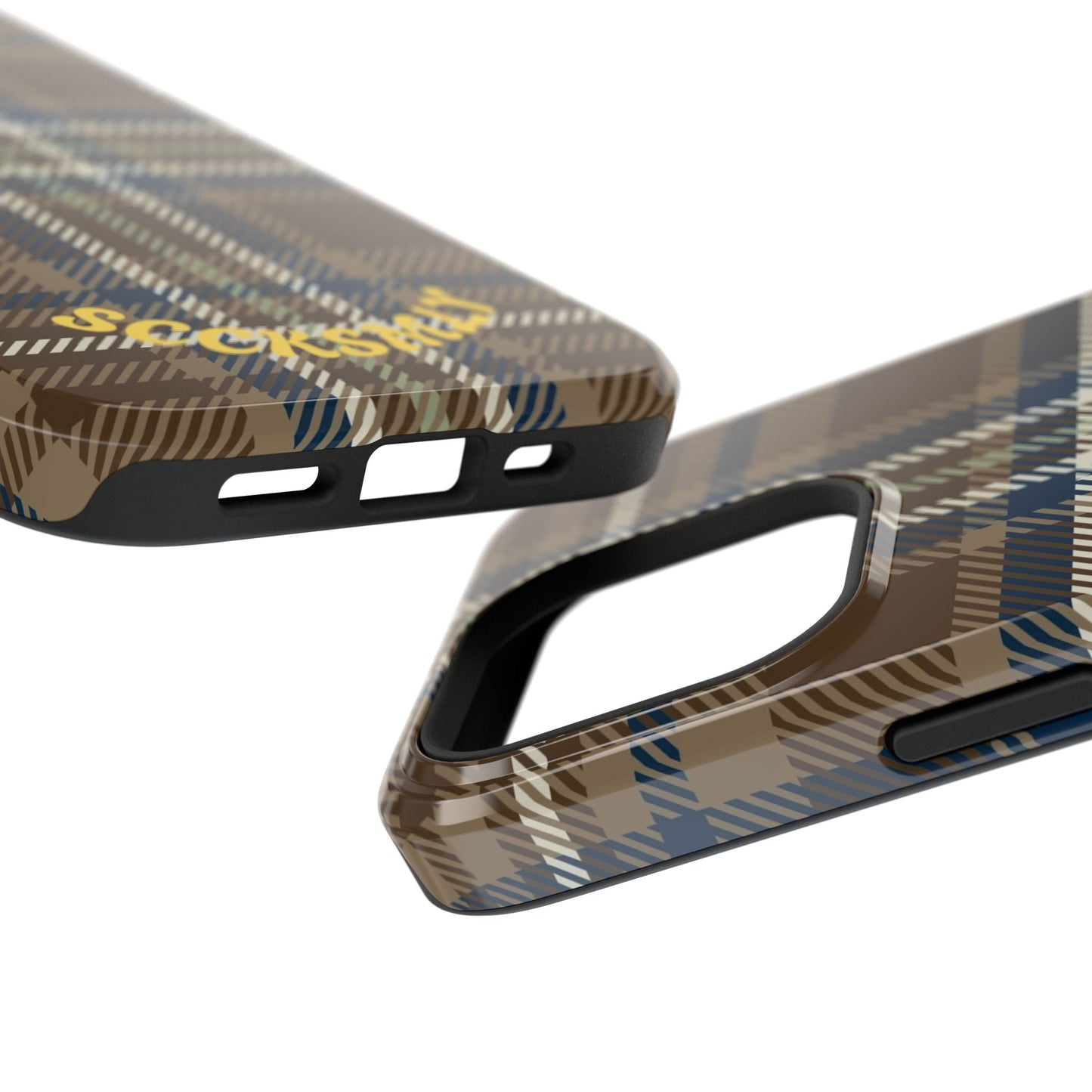Earth and Sky Plaid Phone Case for Apple