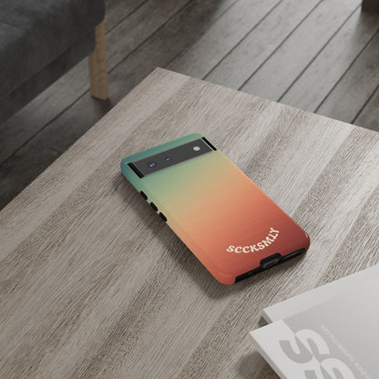 Warm Ombré Tough Phone Case for Google Pixel
