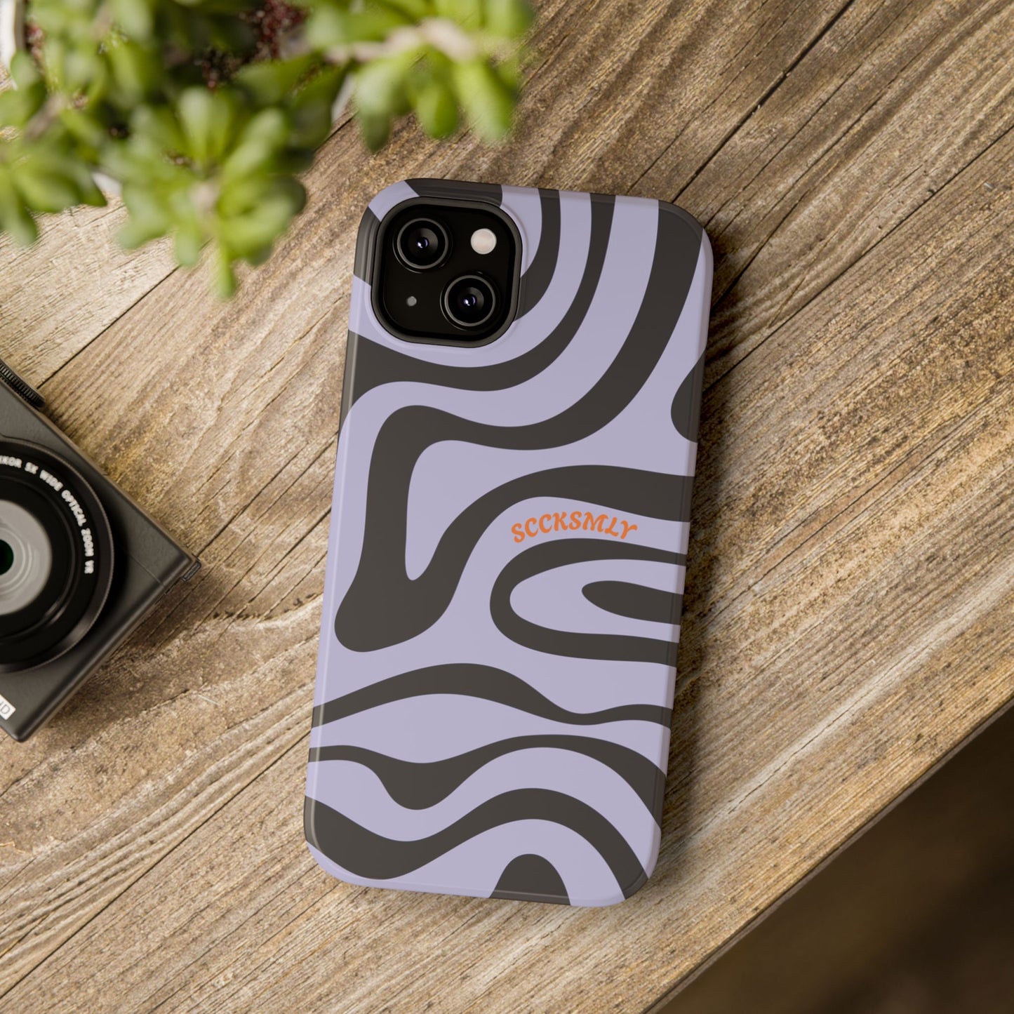 Purple Swirl Phone Case for Apple