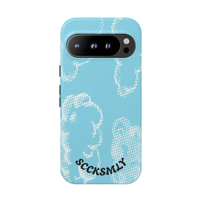 Comic Dot Sky Tough Phone Case for Google Pixel