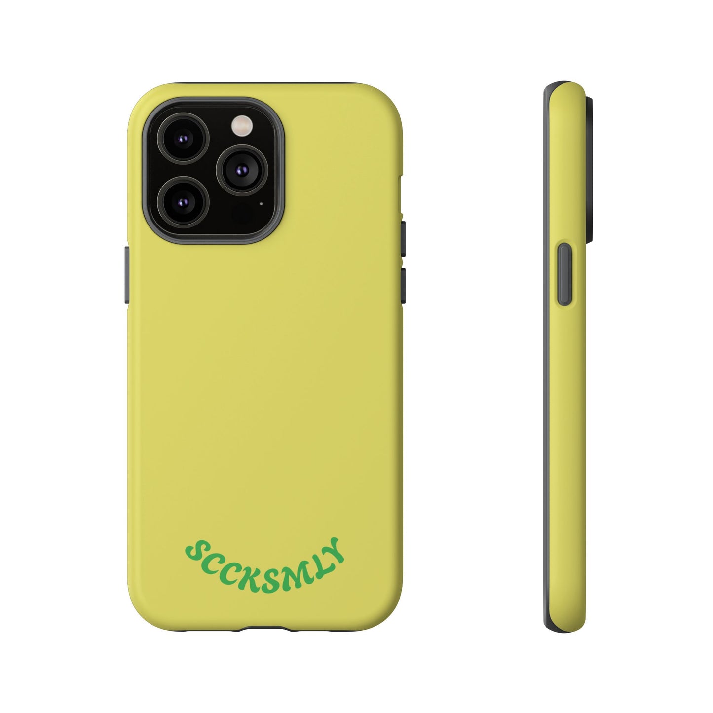 SOLID Lemon Pop Tough Case for Apple