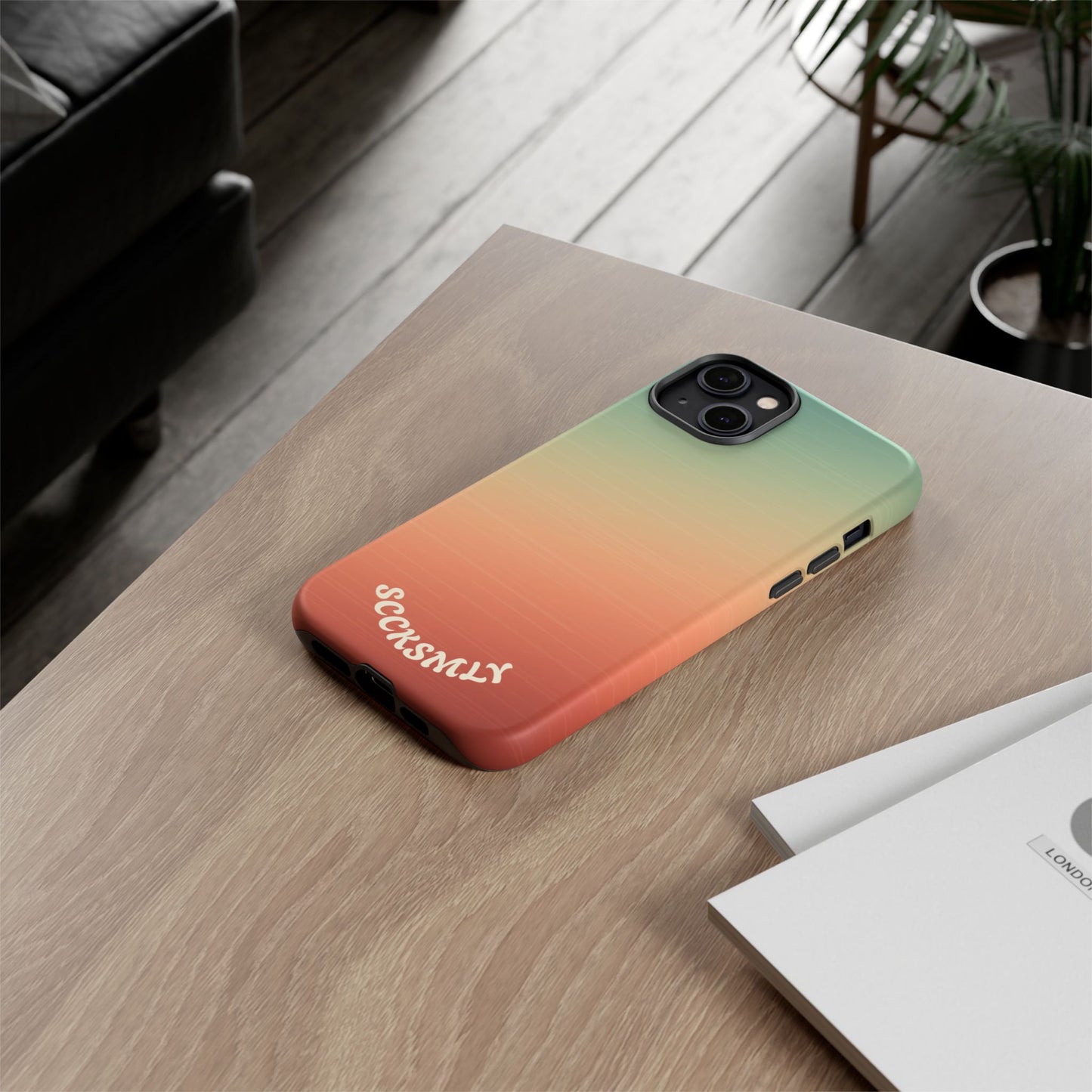 Warm Ombré Tough Phone Case for Apple