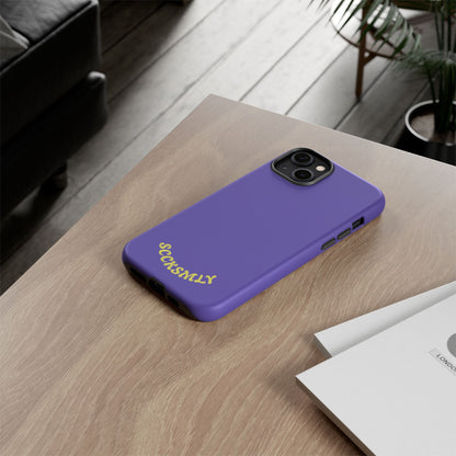 SOLID Dreamy Dusk Purple Tough Case for Apple