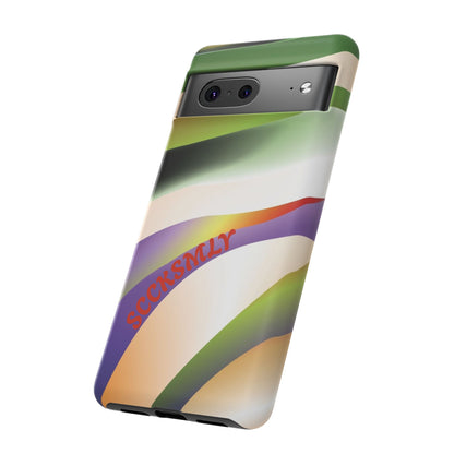 Green Waves Phone Case for Google Pixel