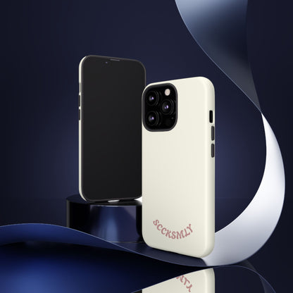 Sweet Oat Milk Tough Phone Case for Apple