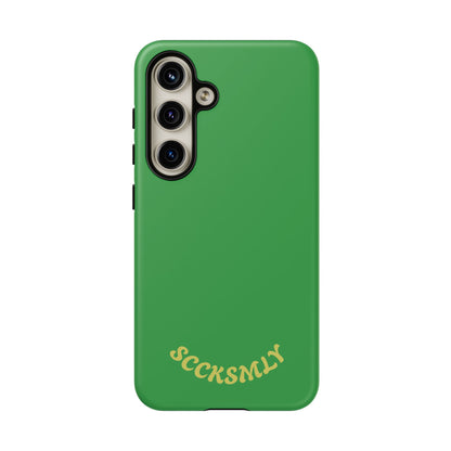SOLID Green Grin Tough Case for Samsung