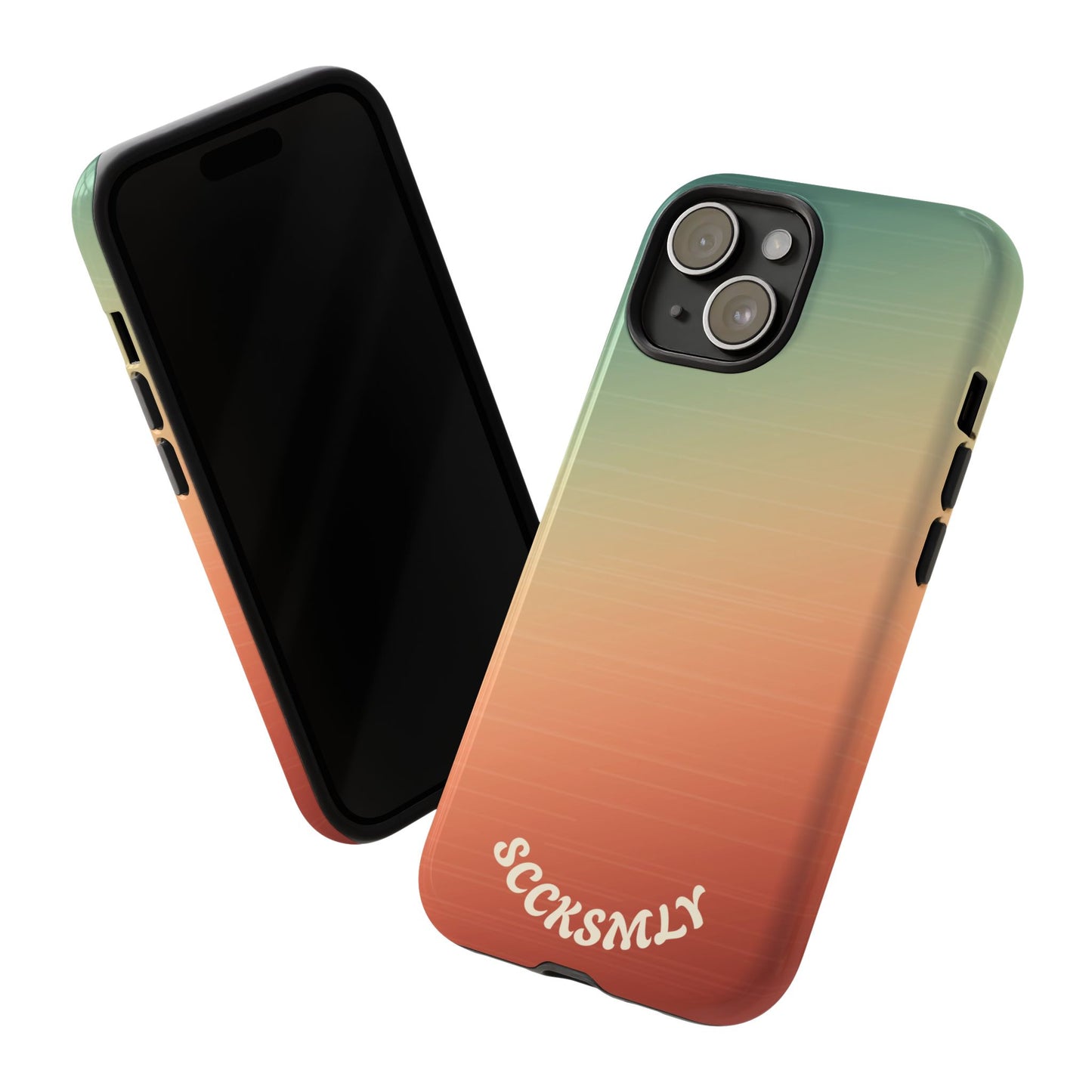 Warm Ombré Tough Phone Case for Apple