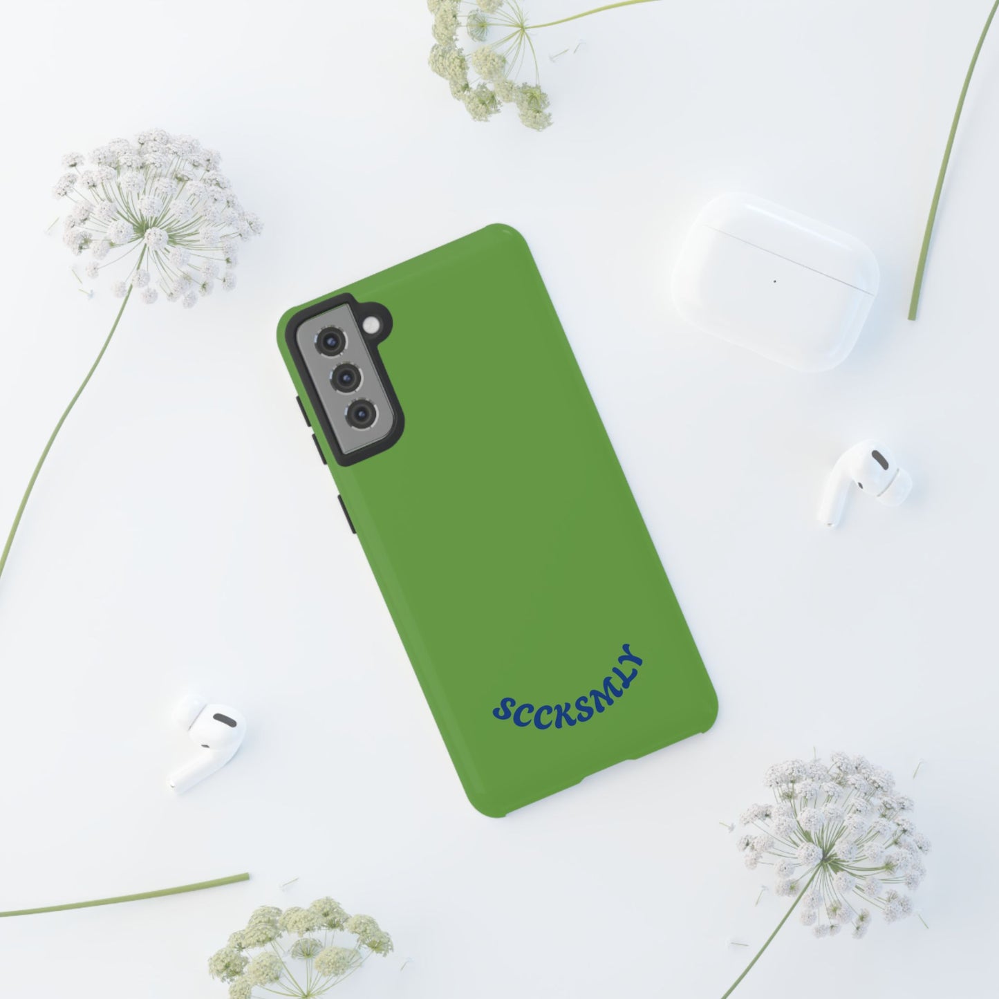 SOLID Matcha Moss Tough Case for Samsung