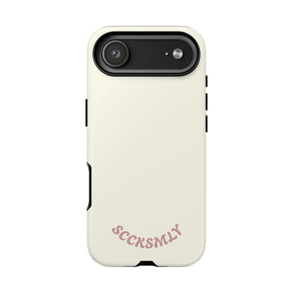 Sweet Oat Milk Tough Phone Case for Apple