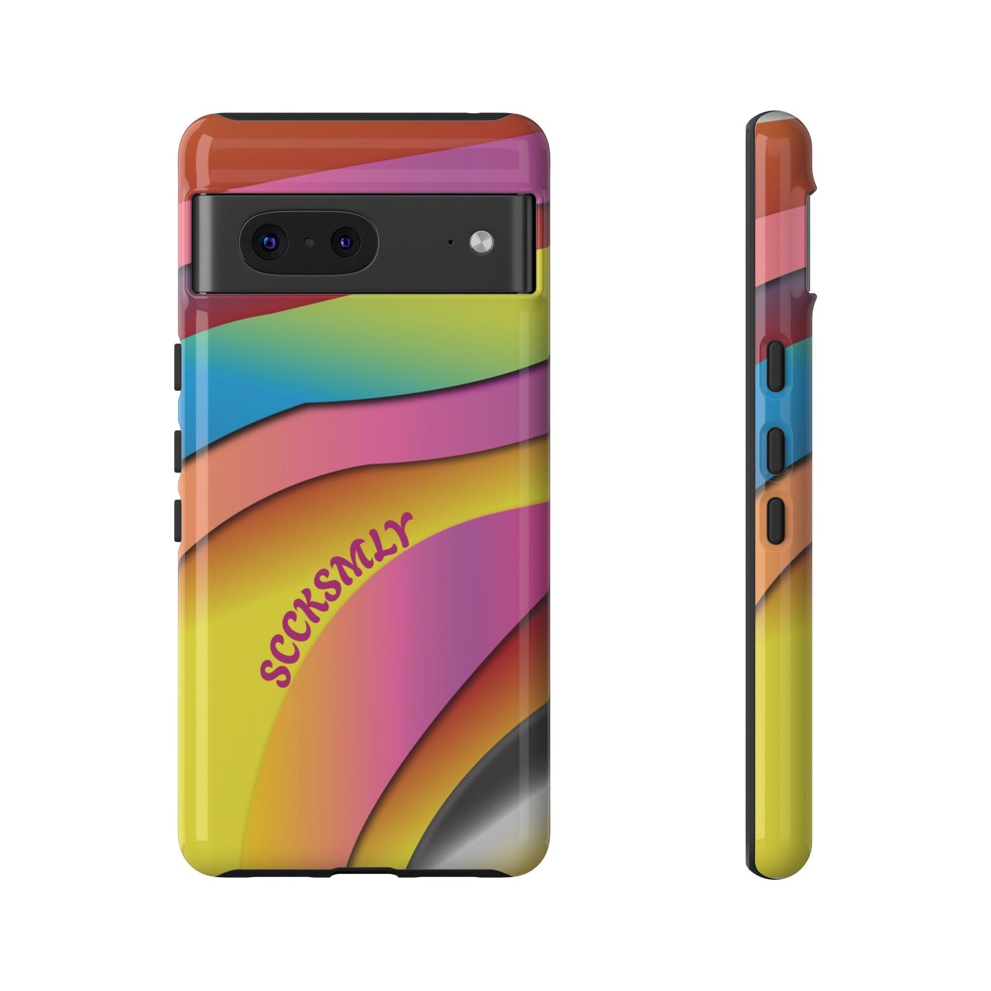 Modern Retro Rainbow Phone Case for Google Pixel