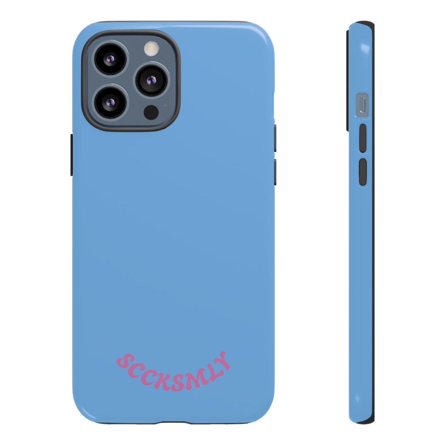 SOLID Blue Candie Tough Case for Apple