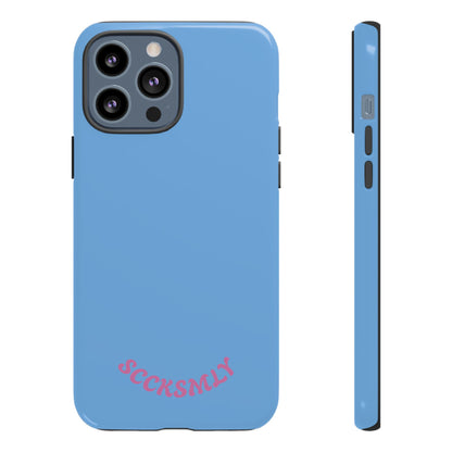 SOLID Blue Candie Tough Case for Apple