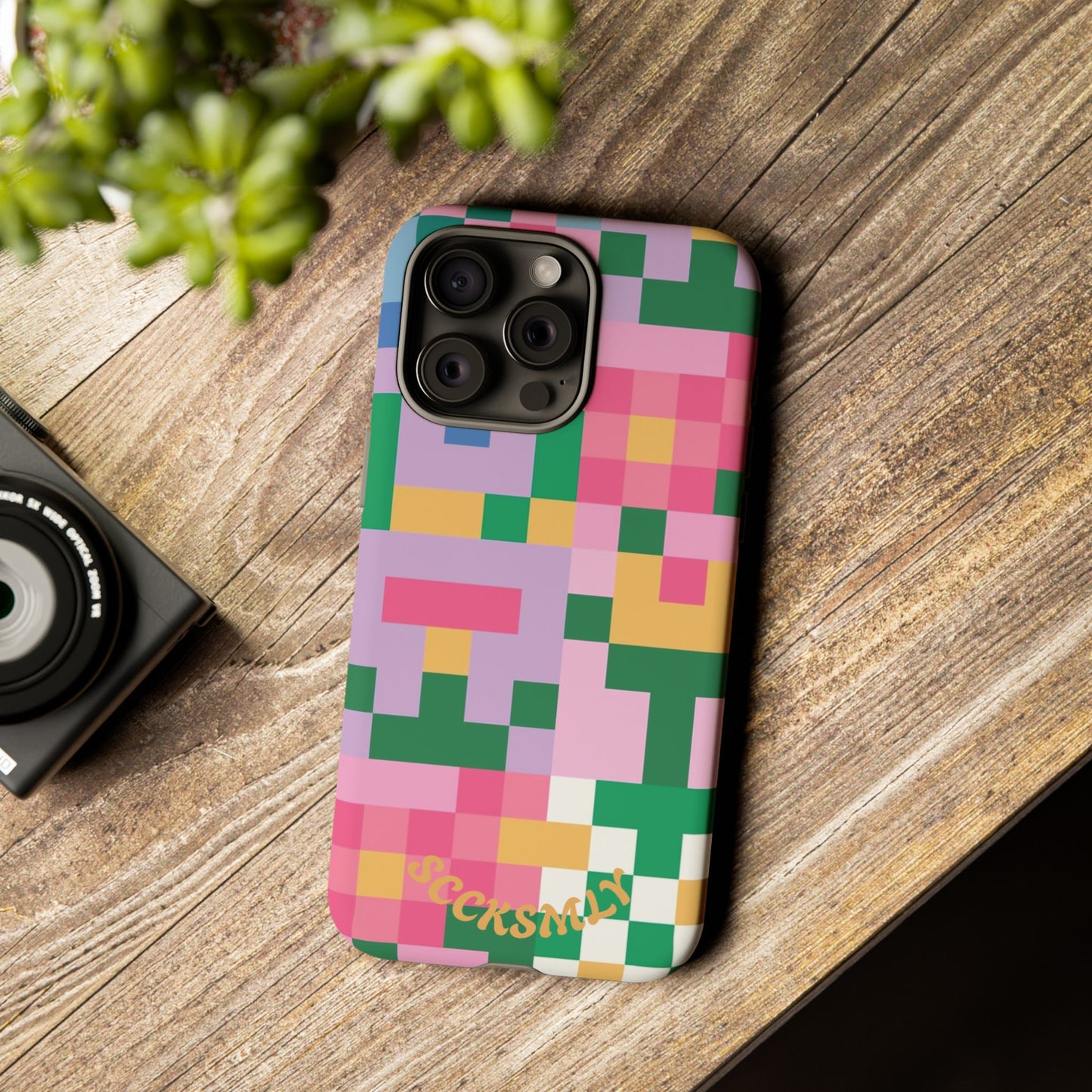 Pixel Garden Tough Phone Case for Apple