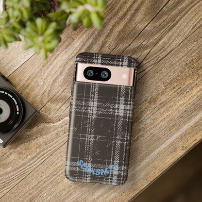 Smoky Grungy Plaid Phone Case for Google Pixel