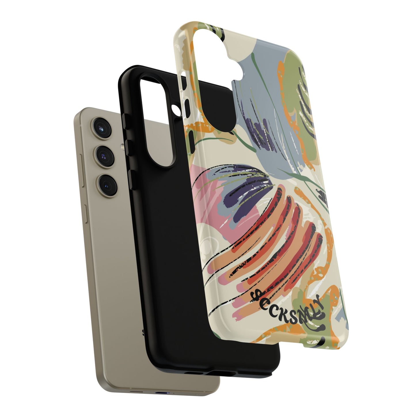 Botanical Strokes Palette Tough Phone Case for Samsung