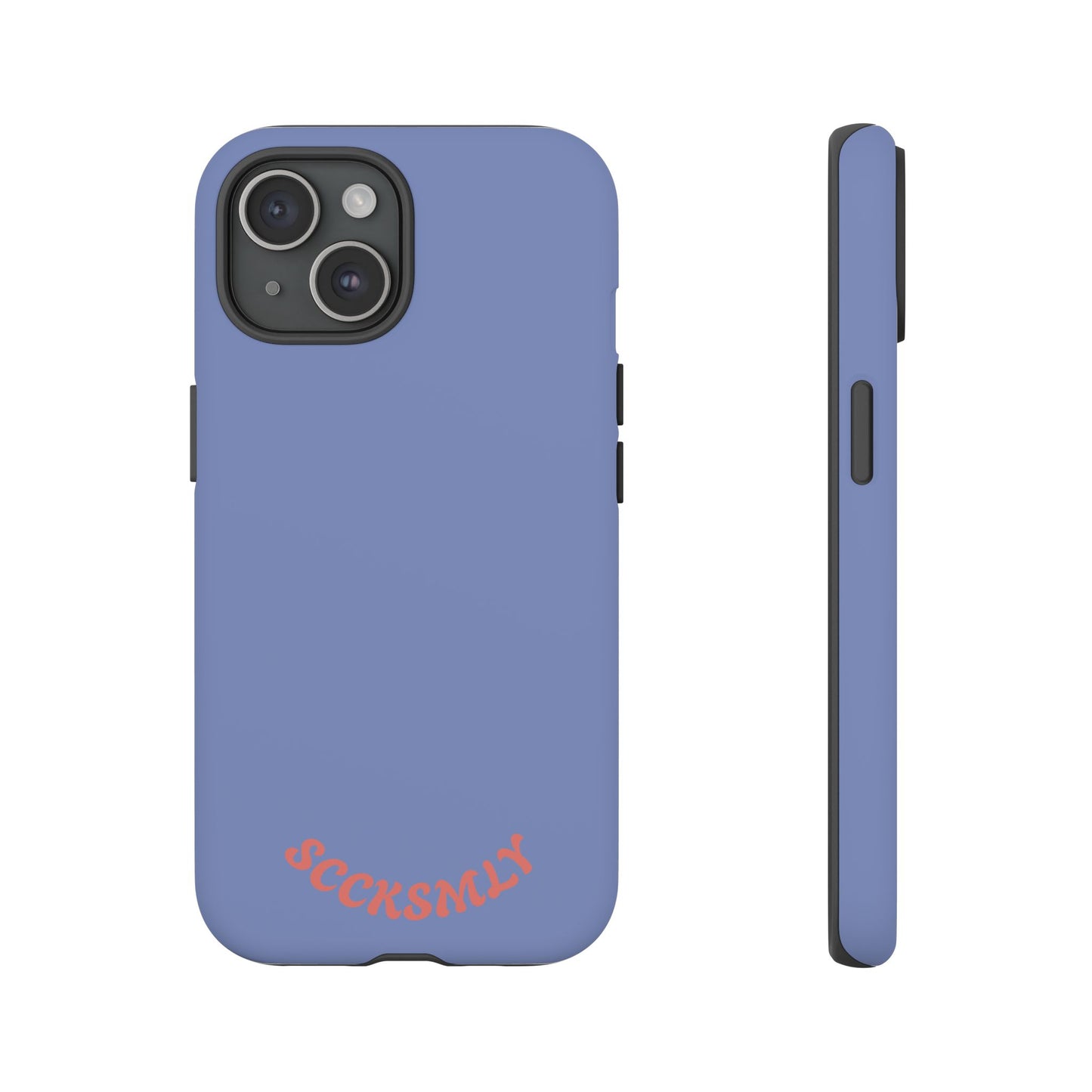 Periwinkle Blue Tough Phone Case for Apple