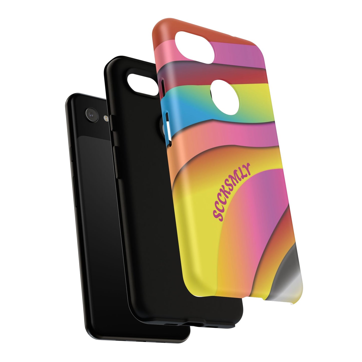 Modern Retro Rainbow Phone Case for Google Pixel