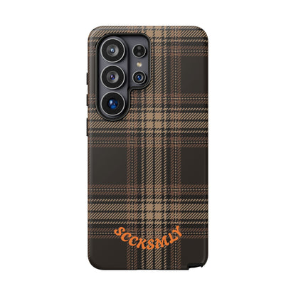 Brown Bread Plaid Tough Phone Case Samsung