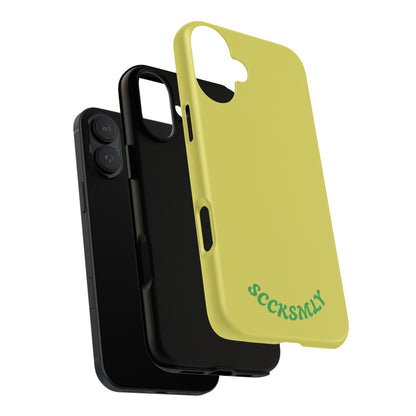 SOLID Lemon Pop Tough Case for Apple