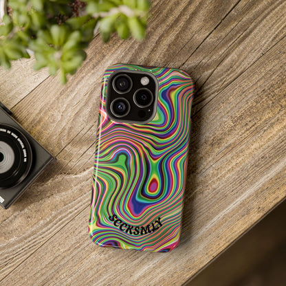 Acid Swirl Phone Case for Apple