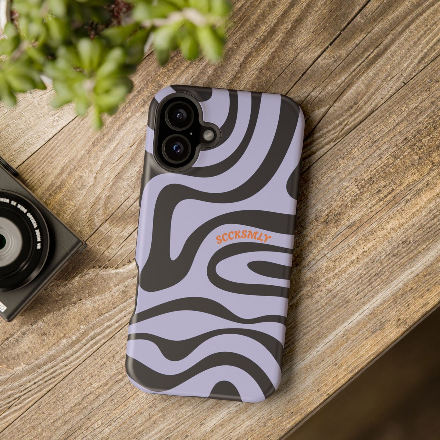 Purple Swirl Phone Case for Apple