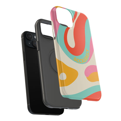 Psychodelic Acid Swirl Phone Case for Apple