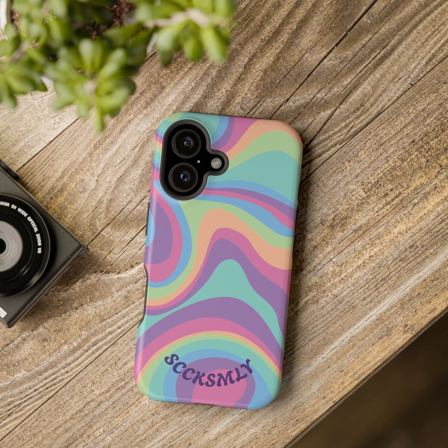 Pastel Swirl Phone Case for Apple