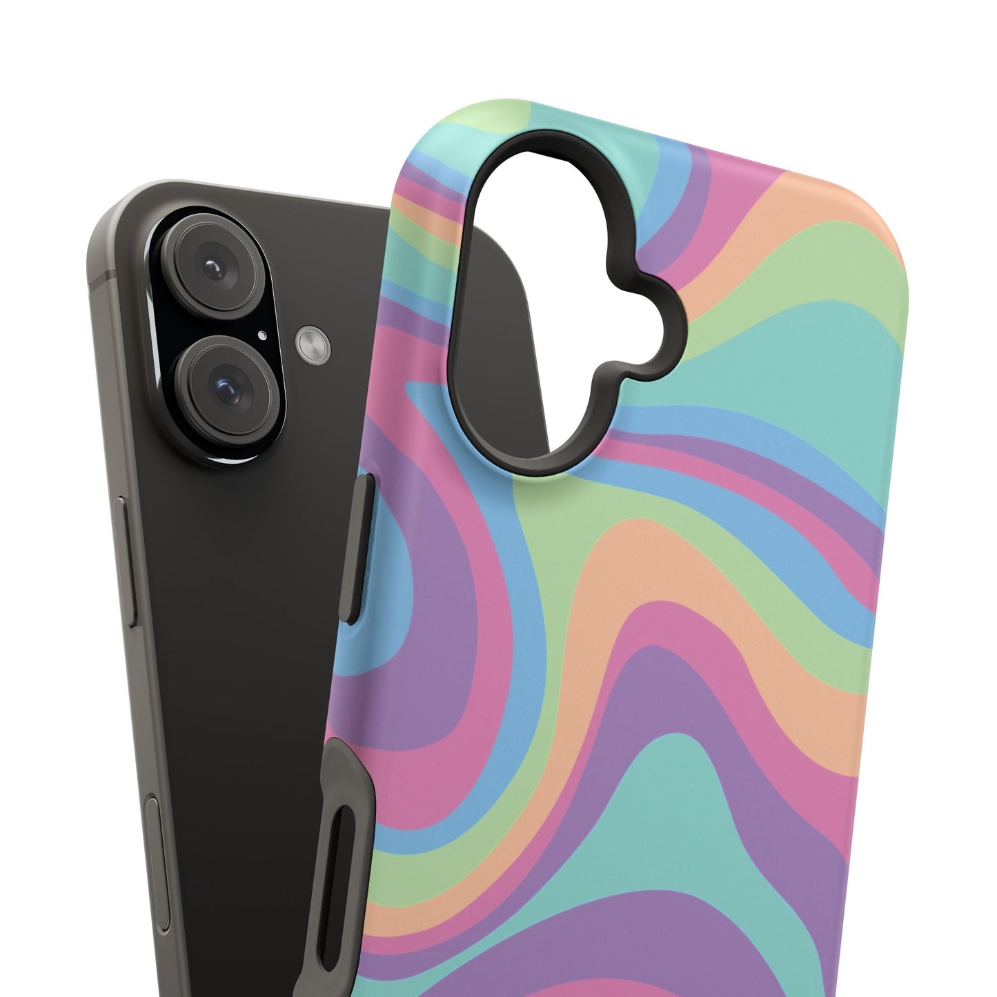 Pastel Swirl Phone Case for Apple