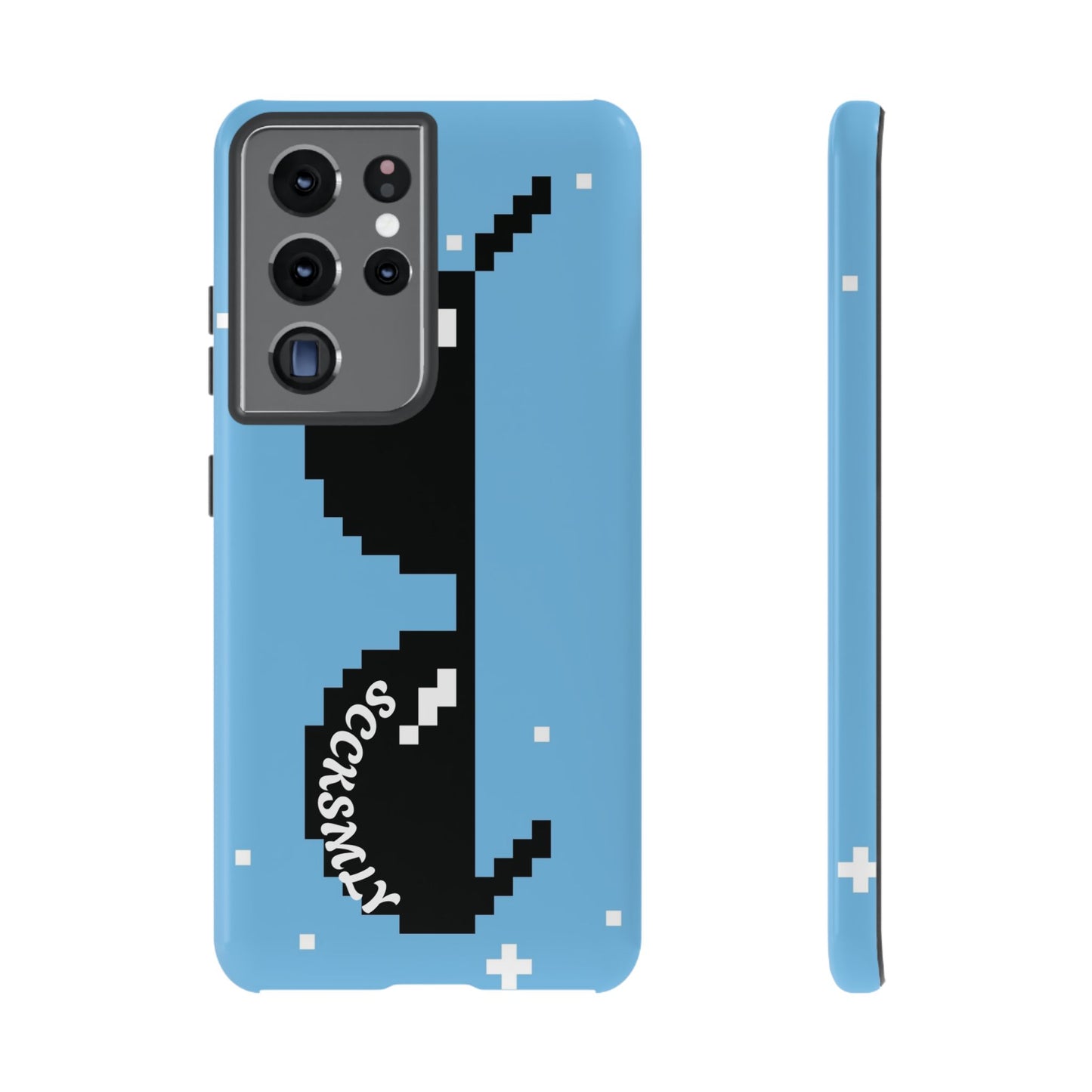 Pixel Glass Tough Phone Case for Samsung