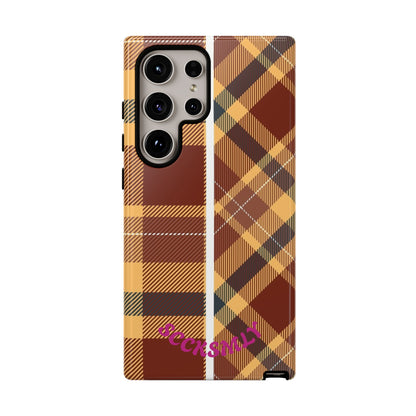 Autumn Plaid Phone Case for Samsung
