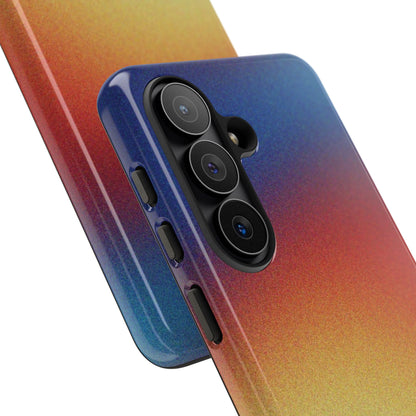 Faded Sunset Aura Tough Phone Case for Samsung