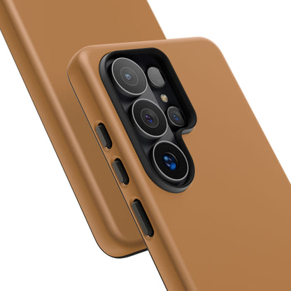 SOLID Spice Caramel Tough Case for Samsung
