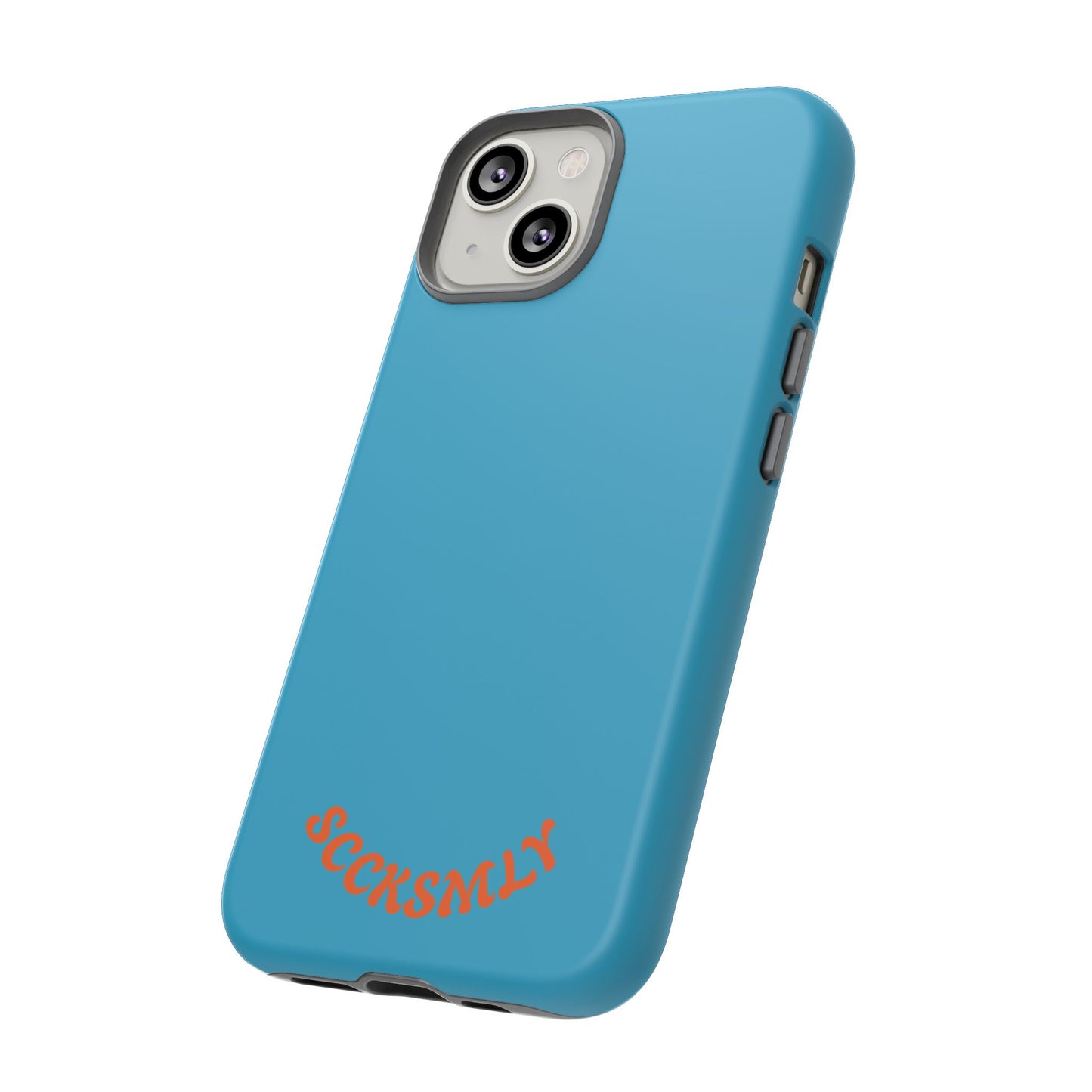 SOLID Blue Spook Tough Case for Apple