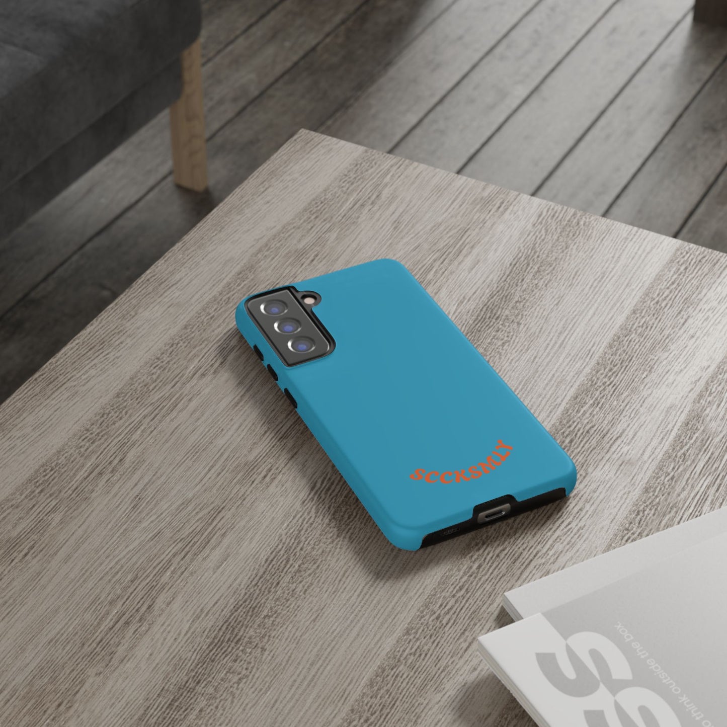 SOLID Blue Spook Tough Case for Samsung