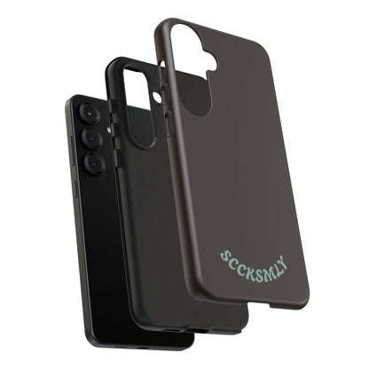 SOLID Espresso Mint Tough Phone Case for Samsung