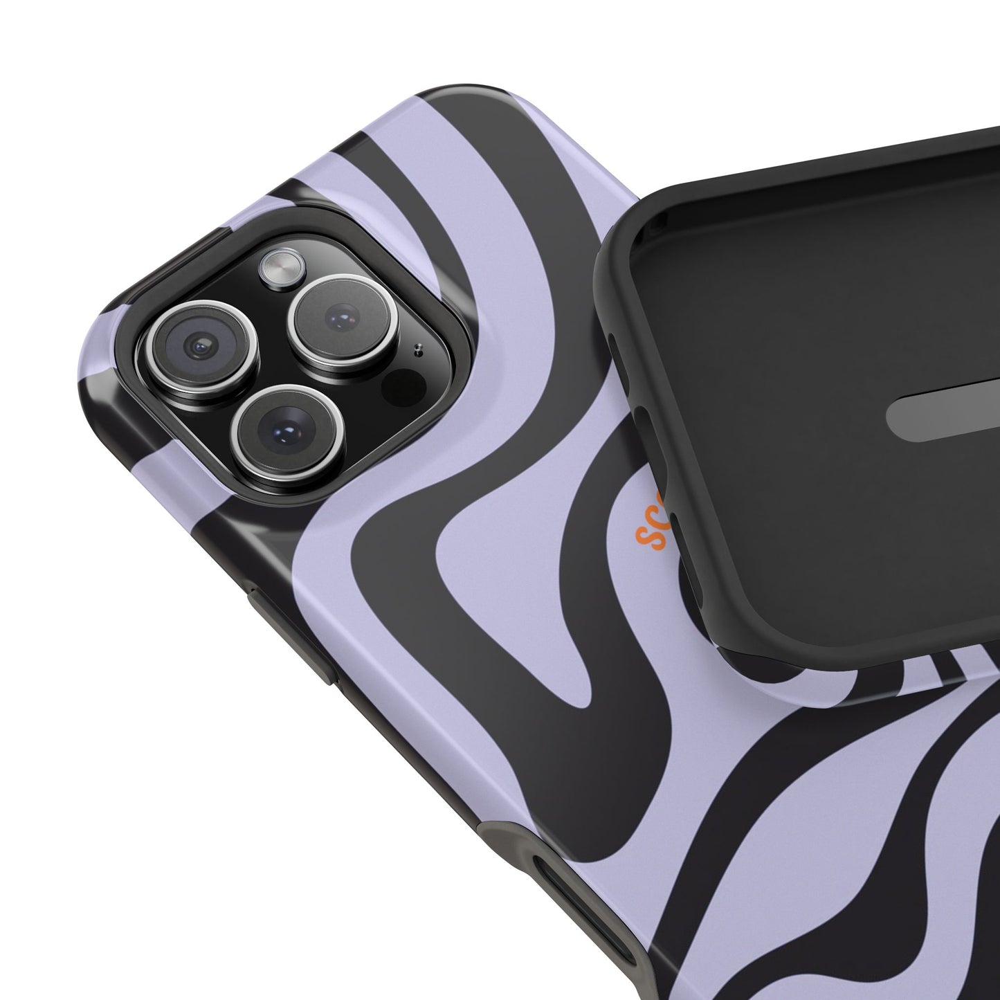Purple Swirl Phone Case for Apple