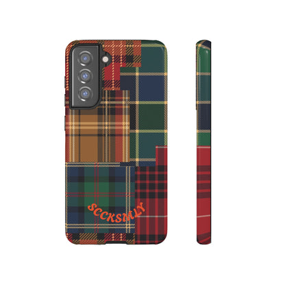 Heritage Hues Patchwork Tough Phone Case for Samsung