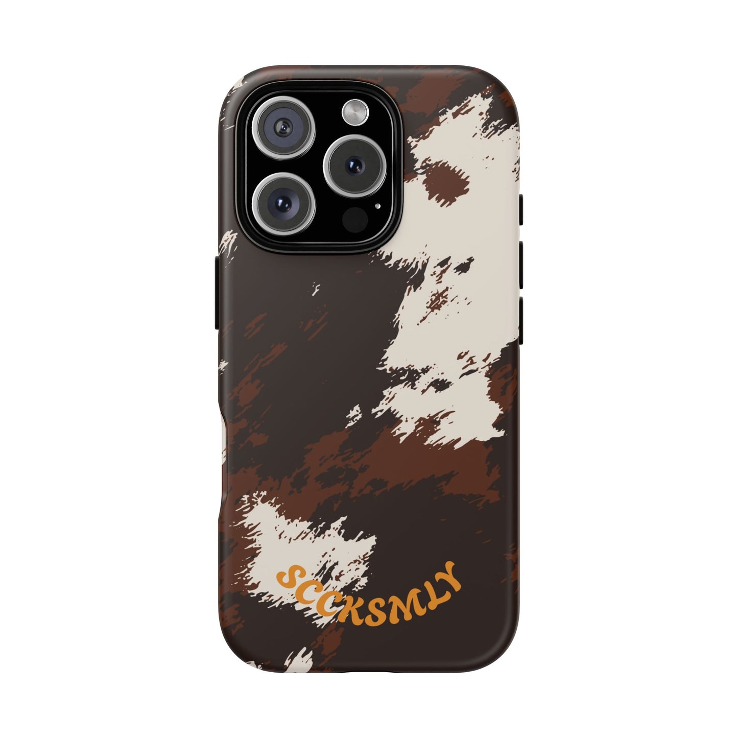 Sooo Cowboy Orange Tough Phone Case for Apple
