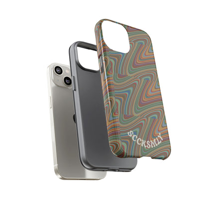 Earthly Waves Tough Phone Case for Apple