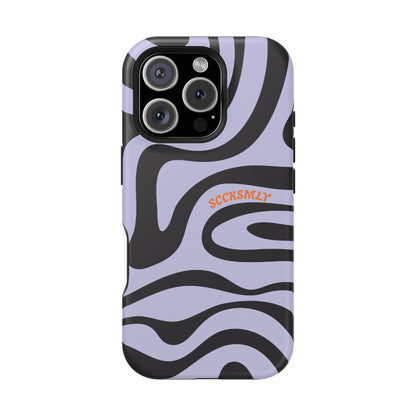 Purple Swirl Phone Case for Apple