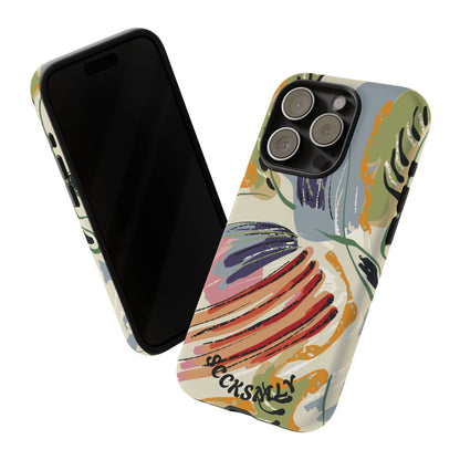 Botanical Strokes Palette Tough Phone Case for Apple