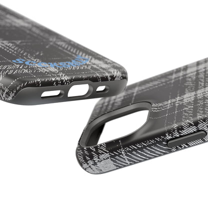Smoky Grungy Plaid Phone Case for Apple