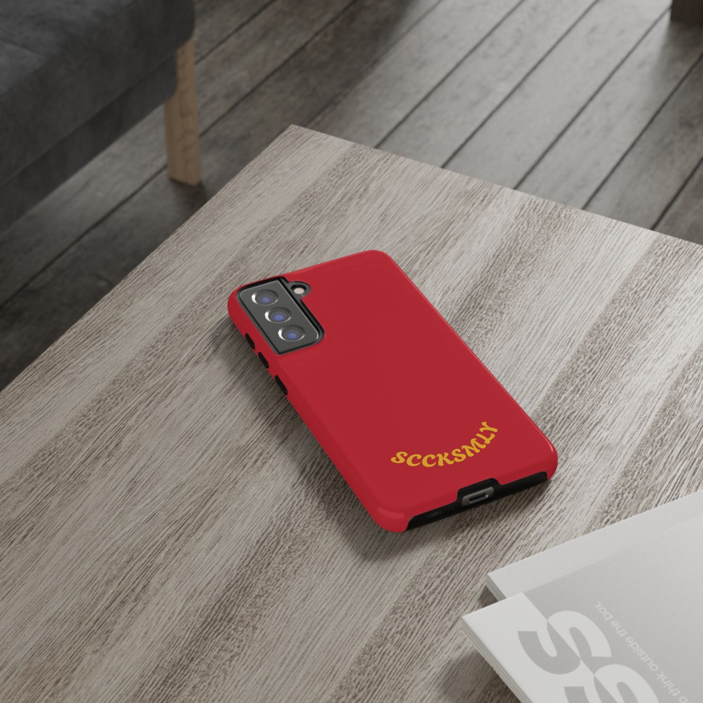 SOLID Calm Cherry Tough Case for Samsung