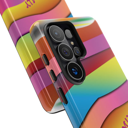 Modern Retro Rainbow Phone Case for Samsung